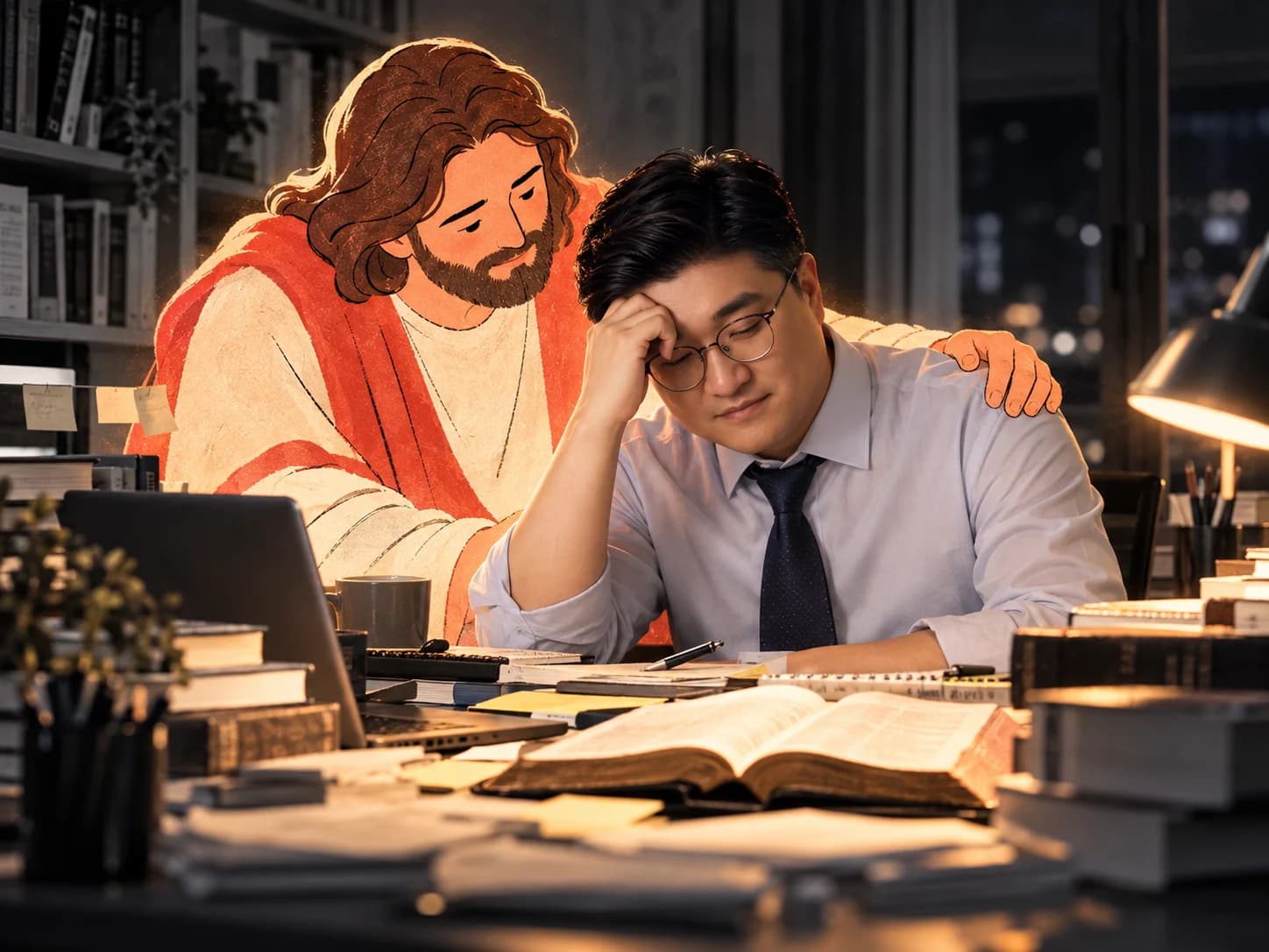 예수님께서 함께하십니다. 대표 이미지