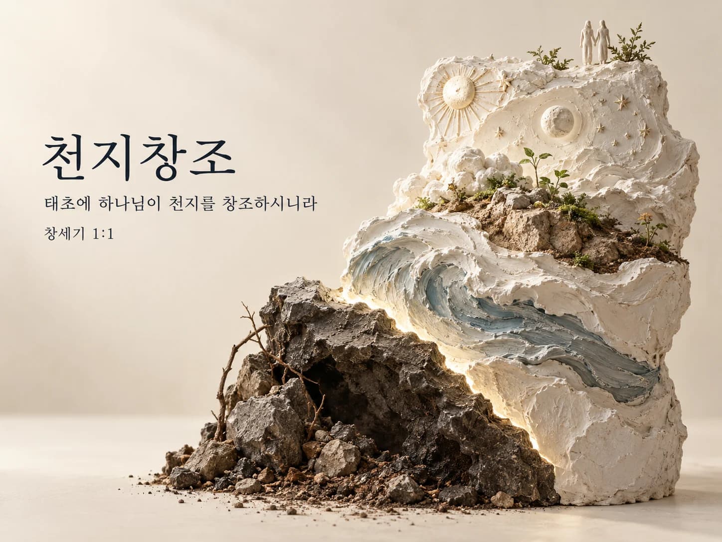 천지창조를 화려하게 보여주다. 대표 이미지